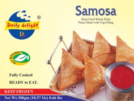 Frozen Samosa Veg Daily Delight 300g ( Only for Blanch, Lucan, Meath, Maynooth, Kilcock,)