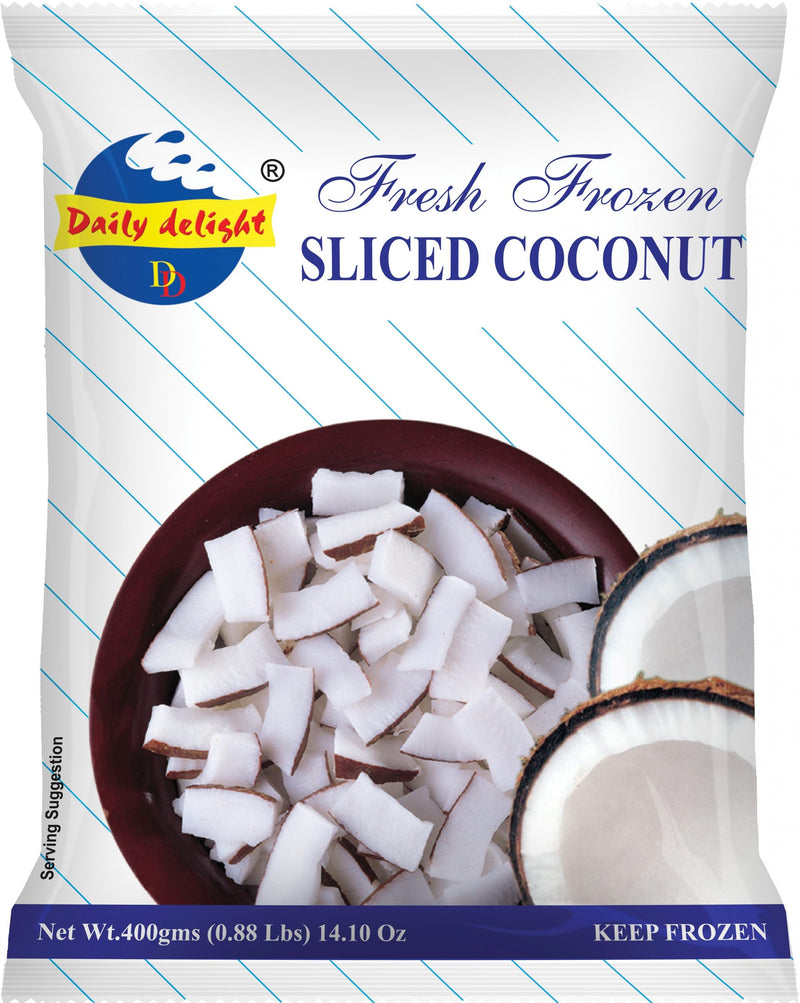 Sliced Coconut Frozen Daily Delight 400g ( Only for Blanch, Lucan, Meath, Maynooth & Kilcock)