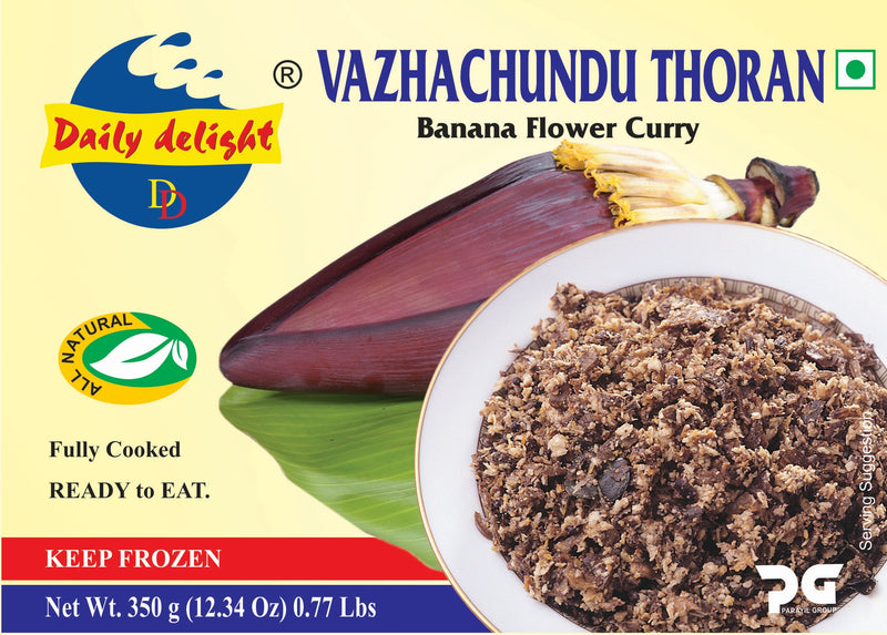 Frozen Vazhachundu Thoran Daily Delight 350g ( Only For Blanch, Liffey, North Dublin, Meath, Maynooth & Kilcock)