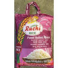 Ponni Boiled Rice Ruchi 10kg ( Only 1Bag Per Order)