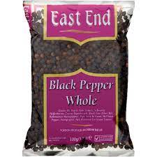 Black Pepper Whole East End 100g