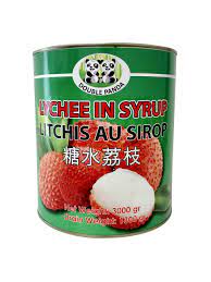 Canned Lychee Double Panda 567g