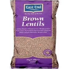 Brown Lentils East End 1kg