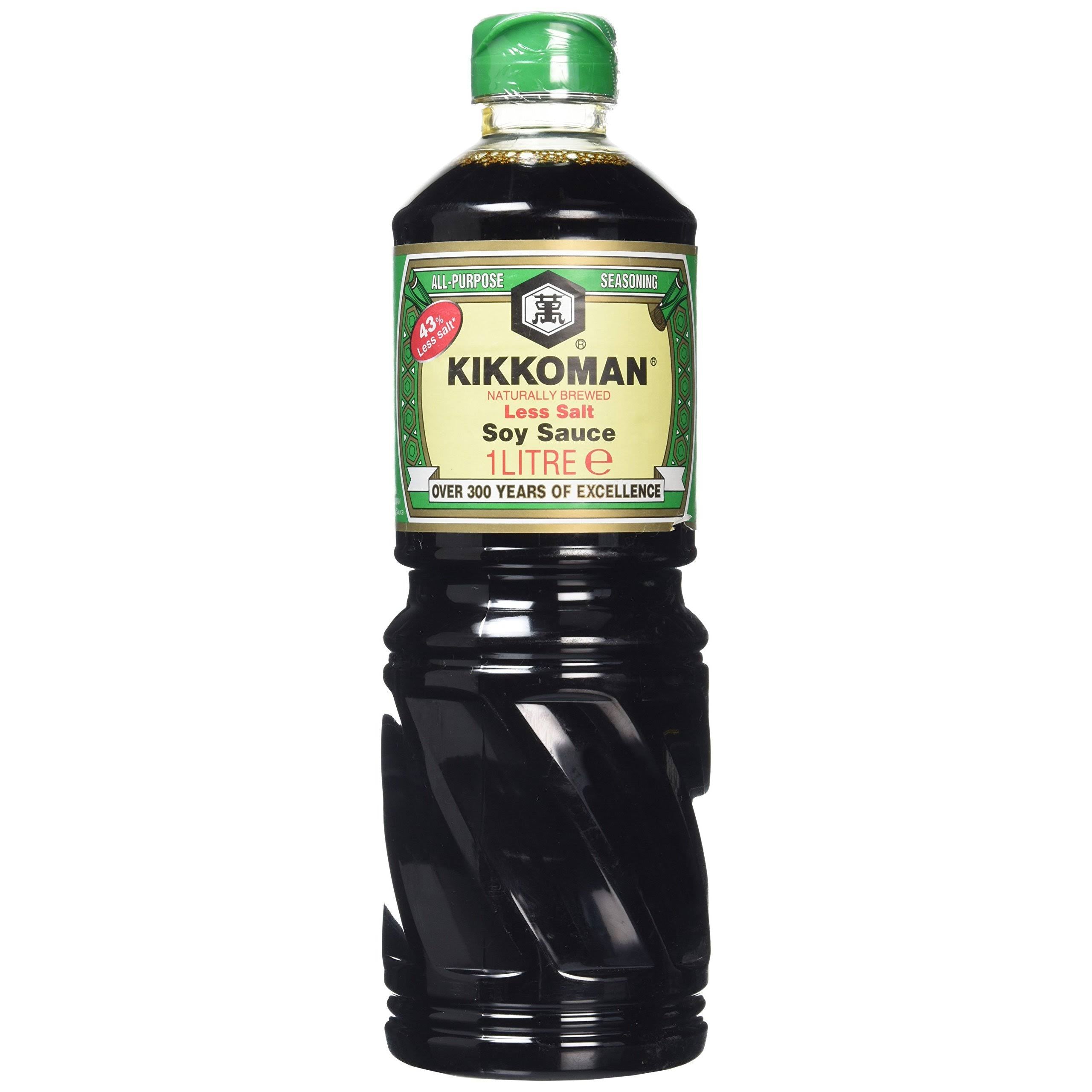 Soy Sauce Less Salt Kikkoman 1L