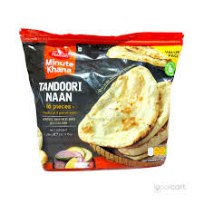 Frozen Tandoori Naan Haldirams 1.2kg ( Only Click & Collect)