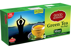 Green Tea Bags Mint Wagh Bakri 37.5g