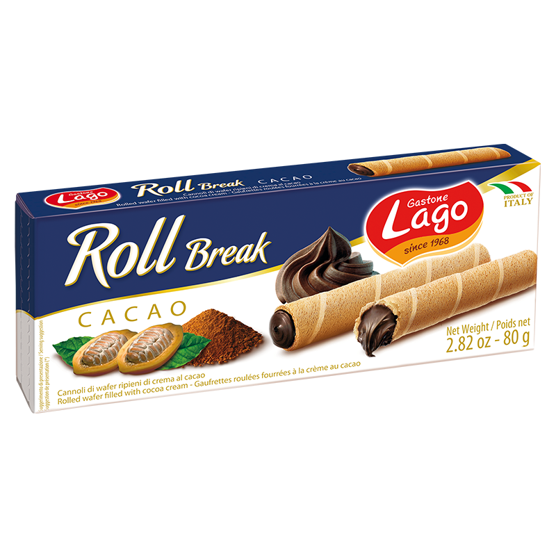 Roll Break Cocoa Lago 80g