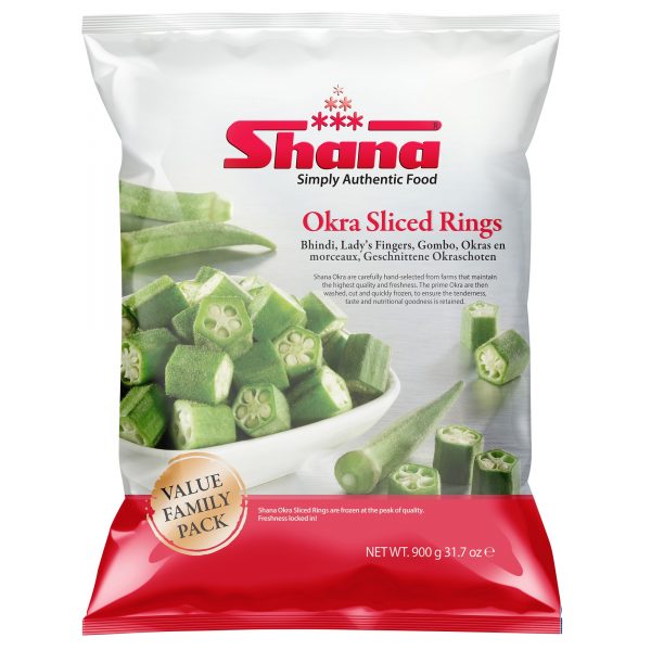 Frozen Okra Cut Shana 900g ( Only for Blanch, Lucan, Meath, Maynooth & Kilcock)